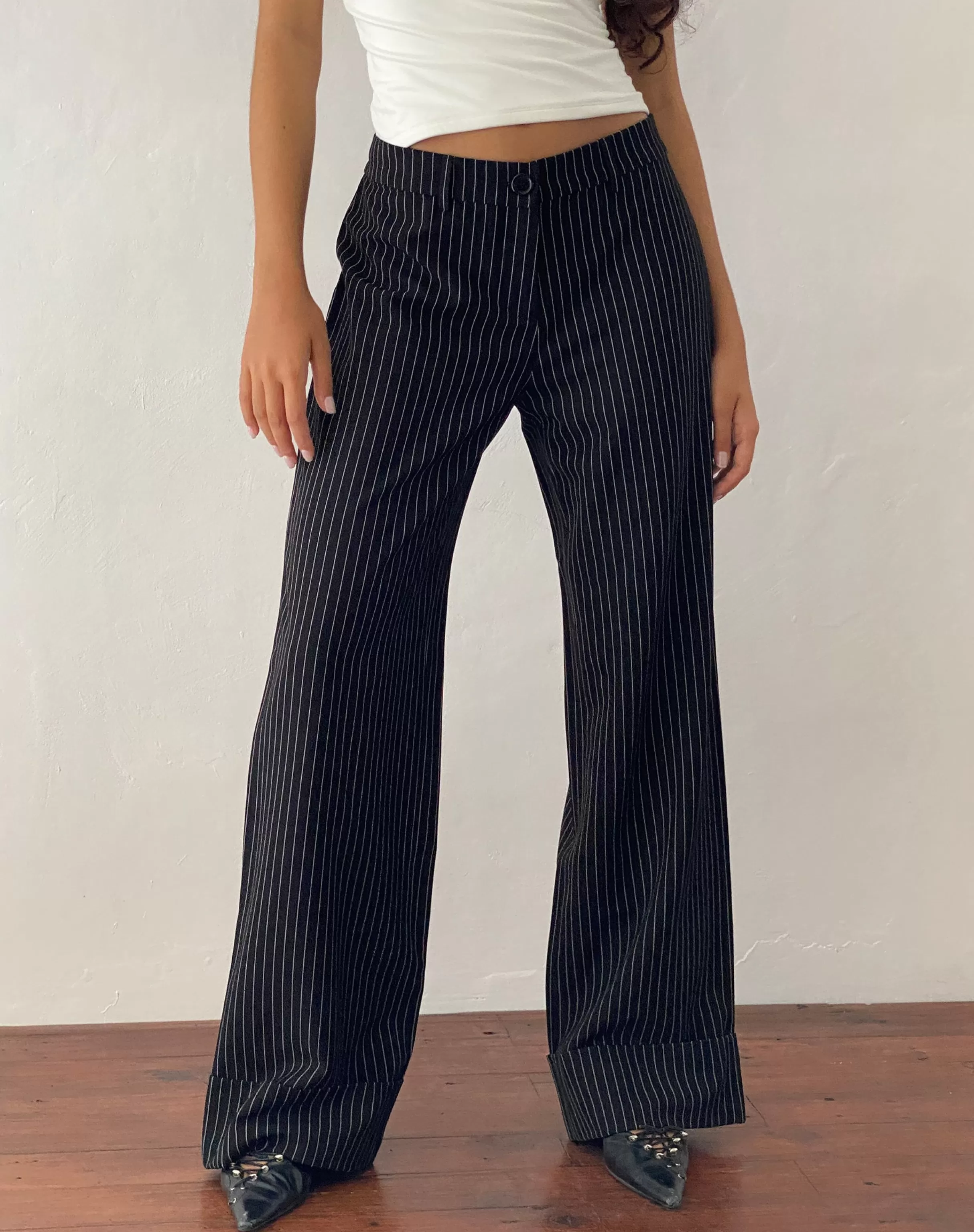 Best Sale Abba Low Rise Trouser In TAILORING | WIDE LEG TROUSERS