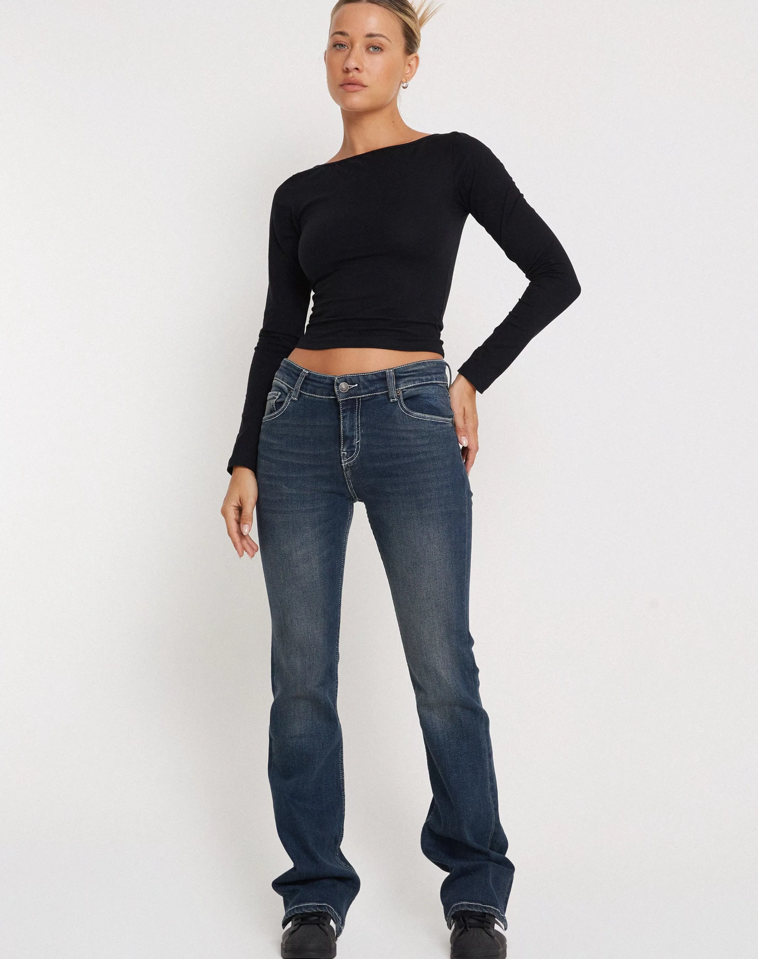 Best Sale Amabon Long Sleeve Crop Top In LONG SLEEVE TOPS