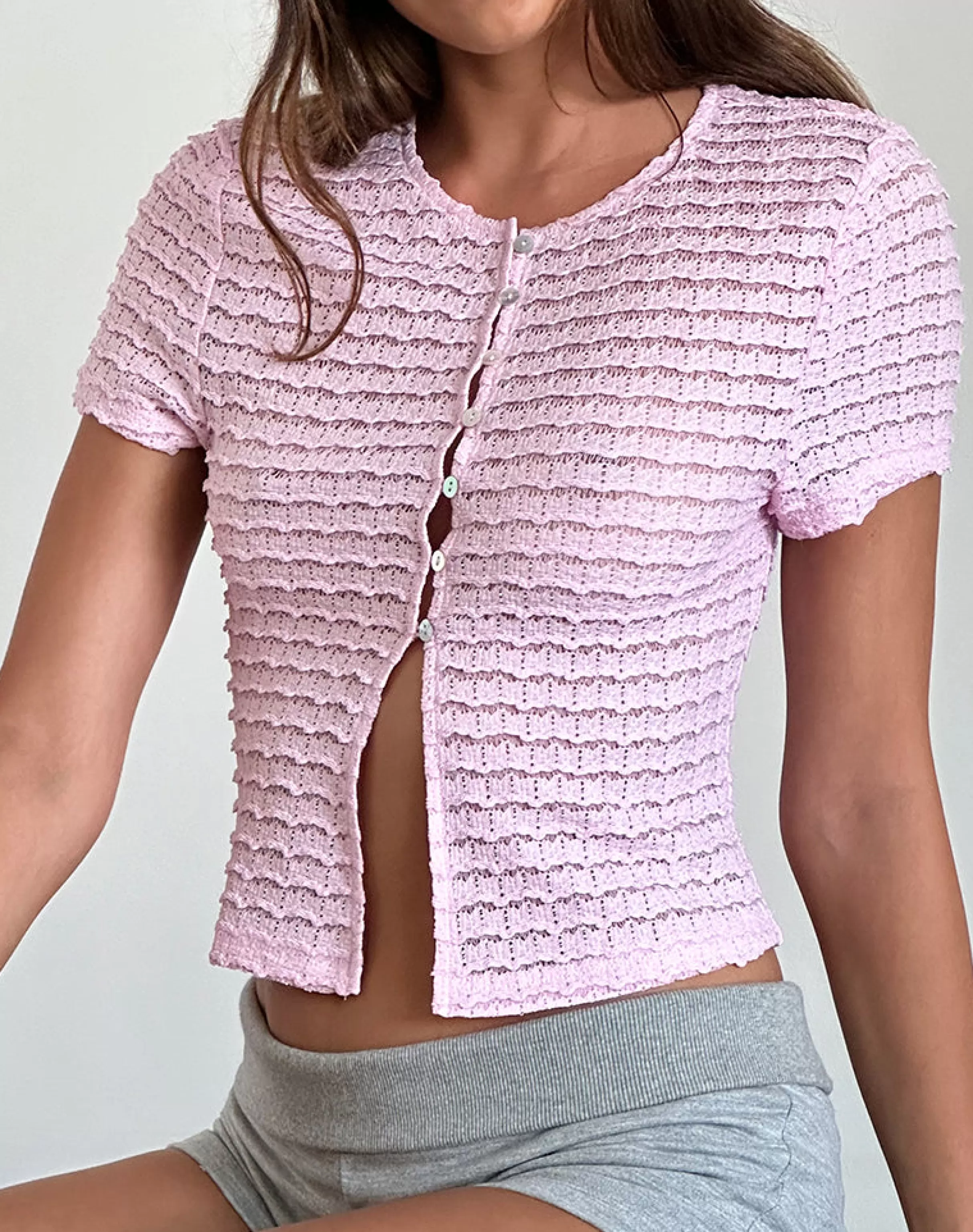 Cheap Anara Top In STRAWBERRY MILK | CROP TOPS