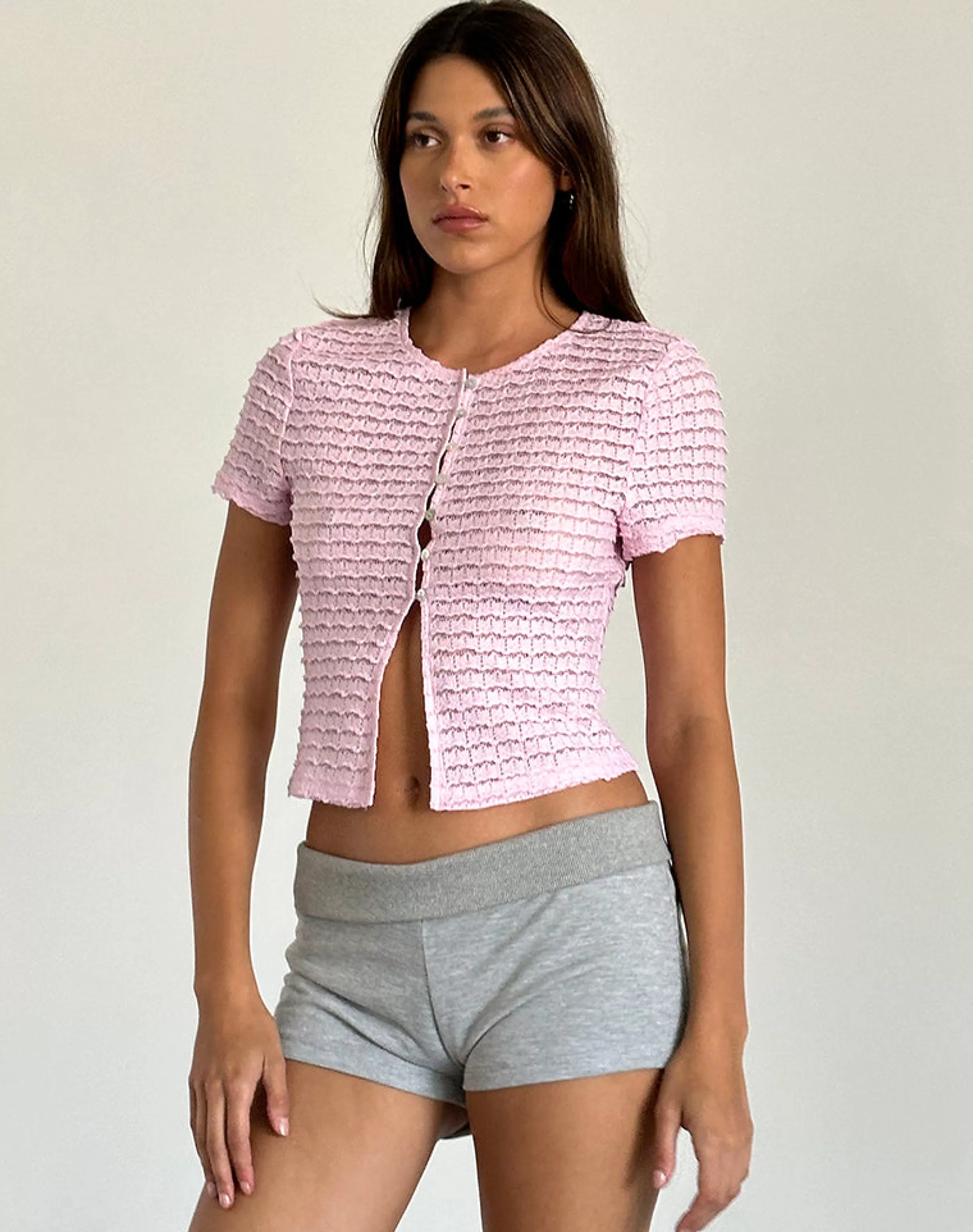 Cheap Anara Top In STRAWBERRY MILK | CROP TOPS