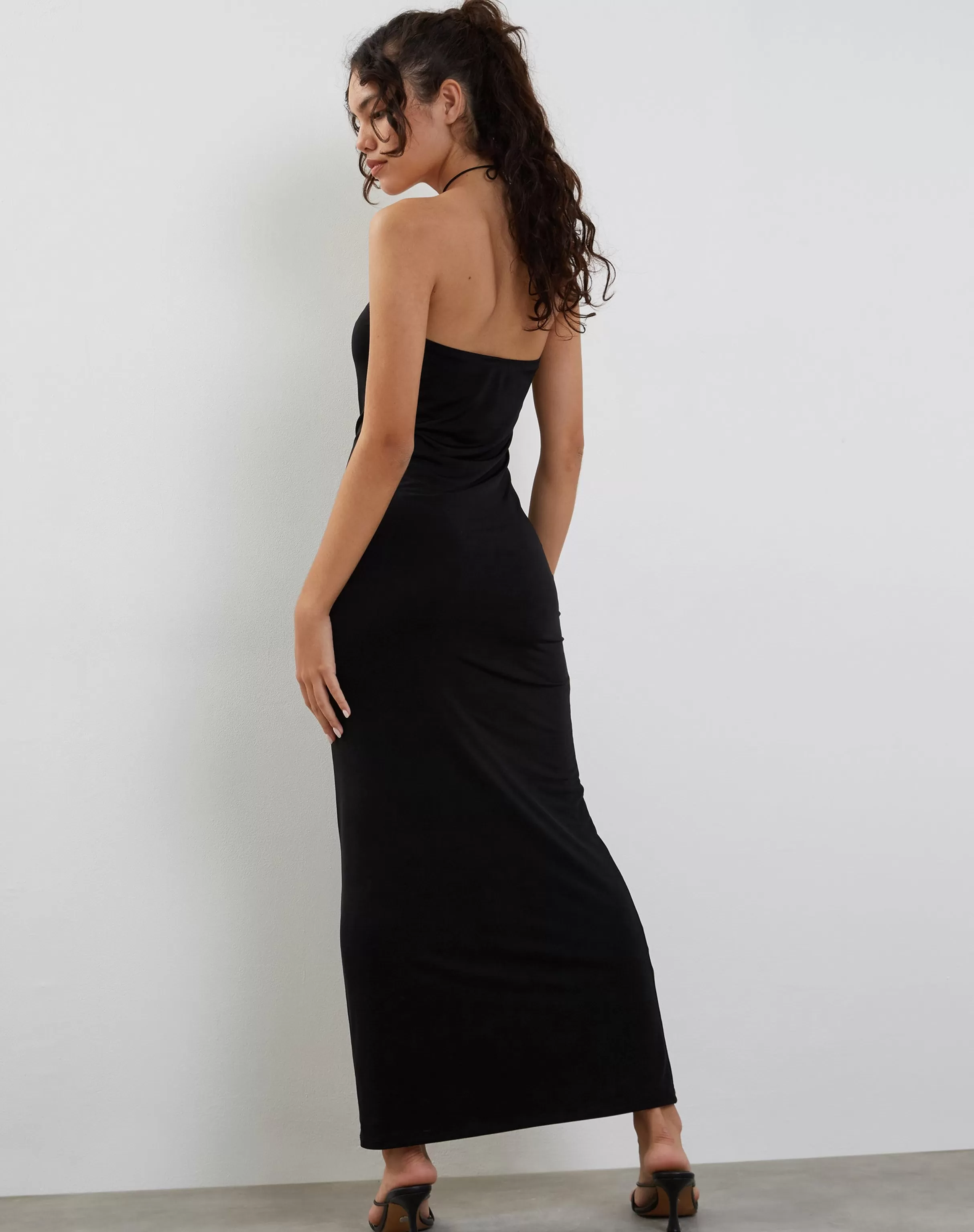 Best Annalise Bandeau Slinky Maxi Dress In Black DAY DRESSES | PARTY DRESSES