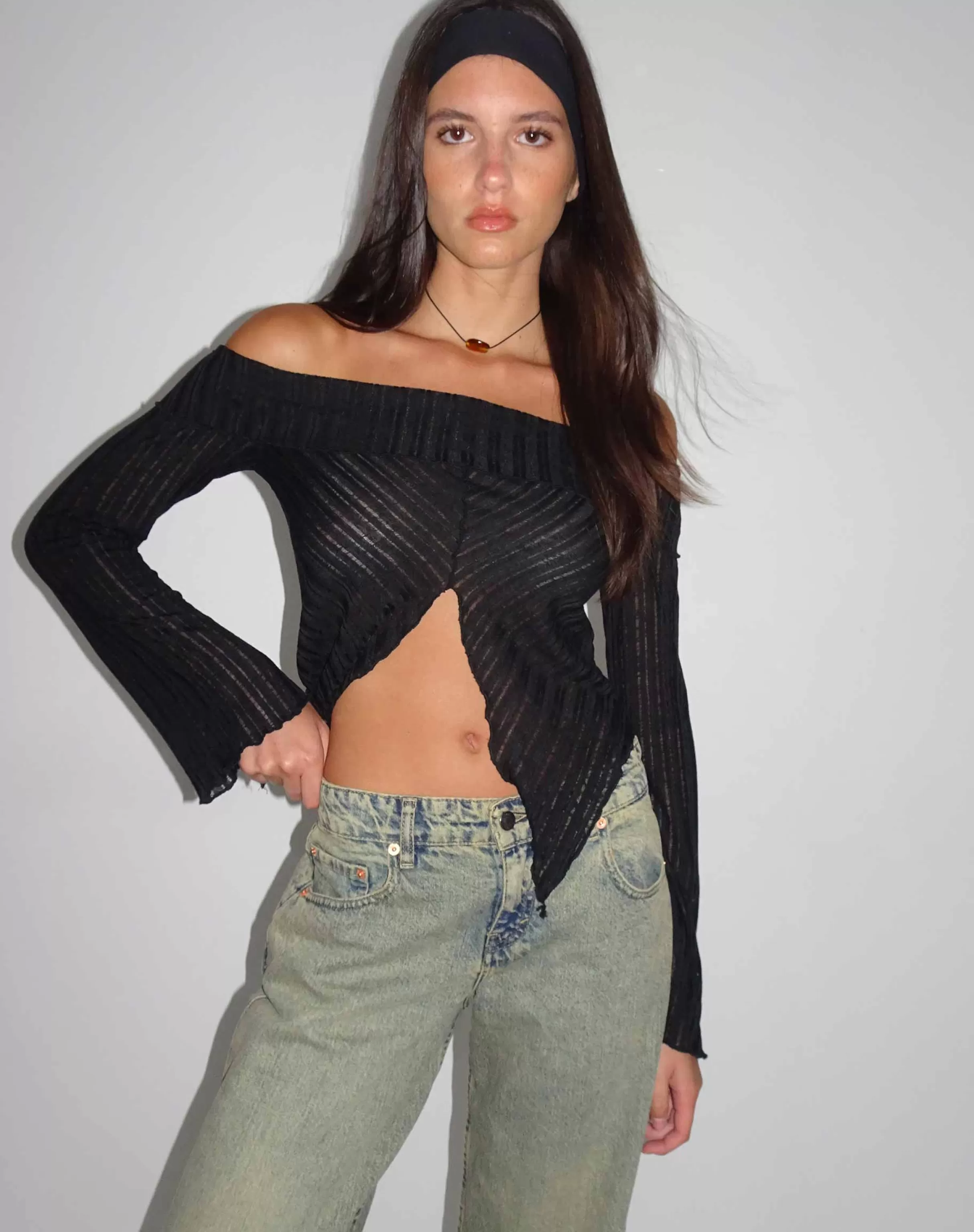 New Celeste Butterfly Bardot Top In SALE TOPS