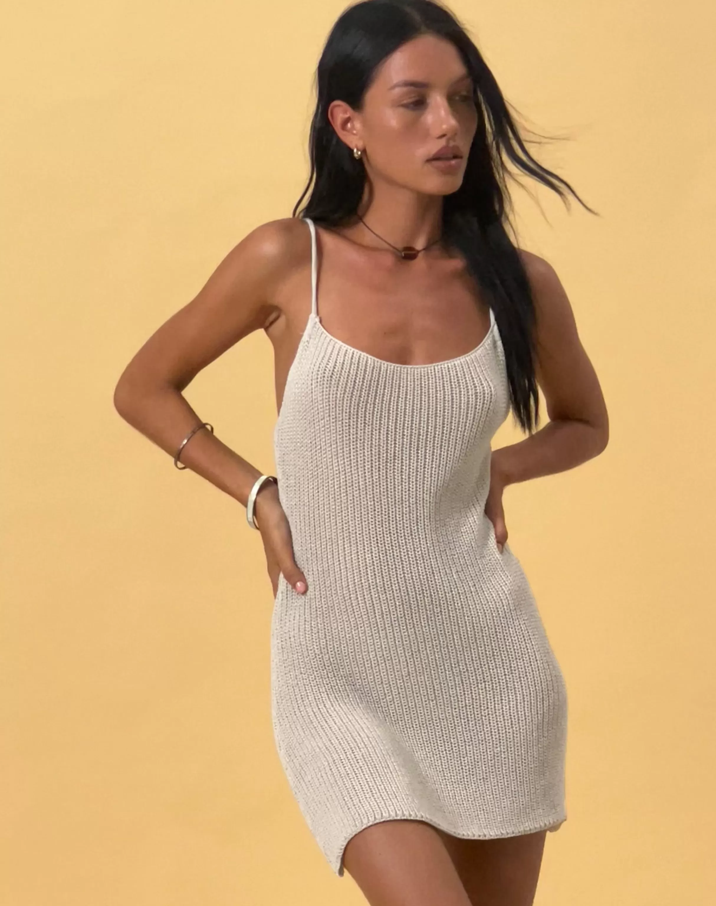 Store Chiara Knitted Mini Dress In DAY DRESSES