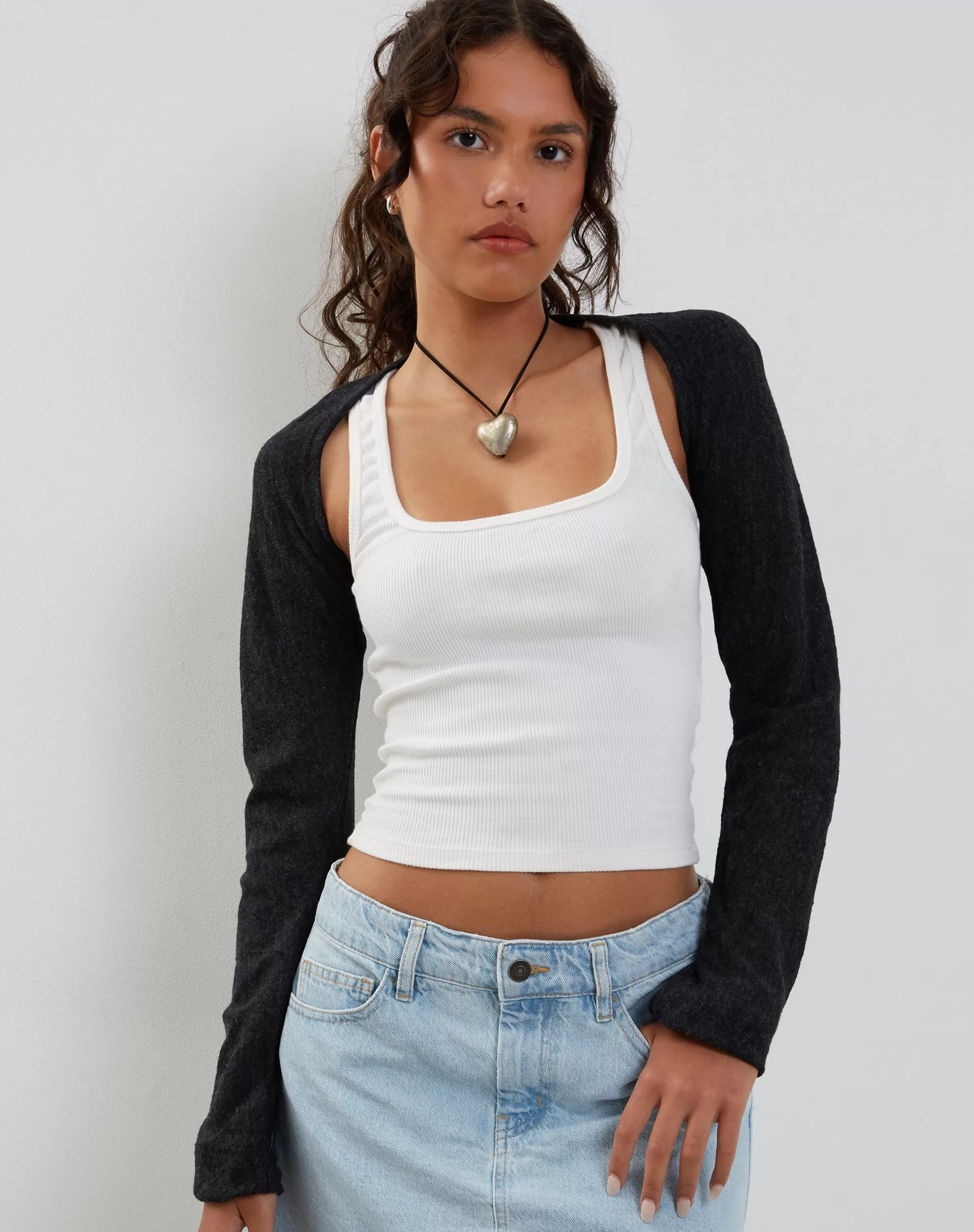 Cheap Dalika Knitted Shrug Top In SALE KNITWEAR | SHRUG TOPS