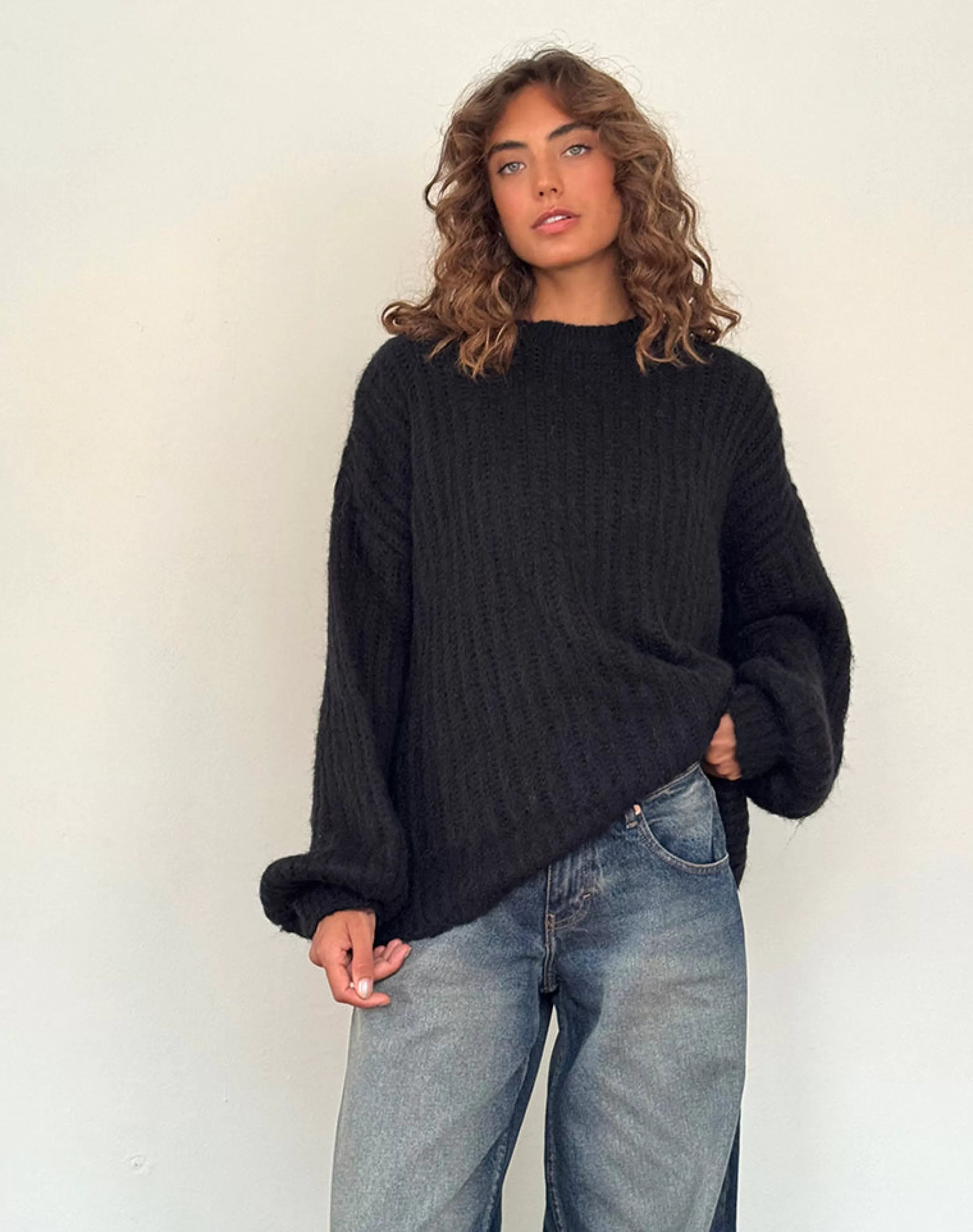 Online Daren Knitted Oversized Jumper In JUMPERS