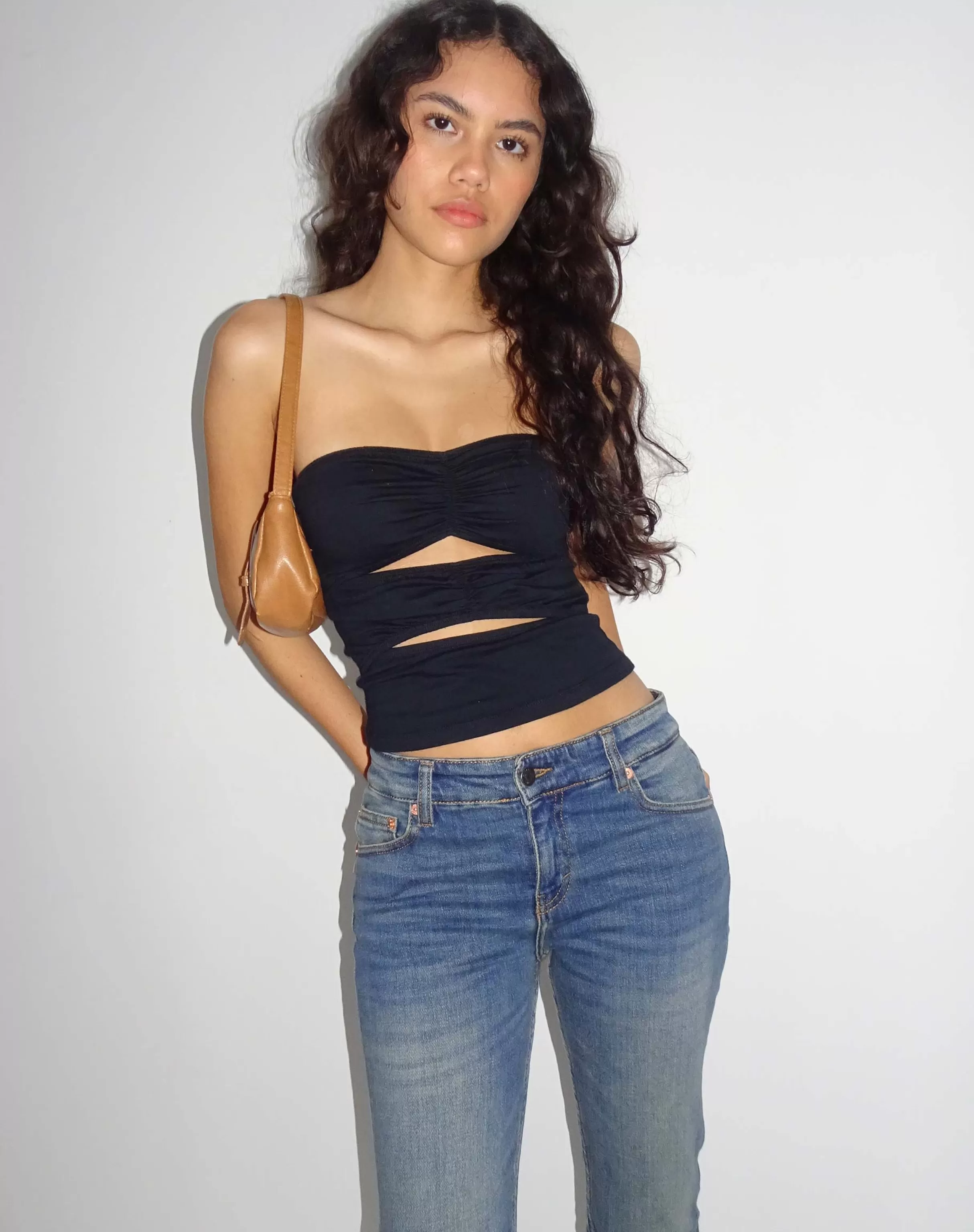 Hot Dayu Bandeau Crop Top In BANDEAU TOPS