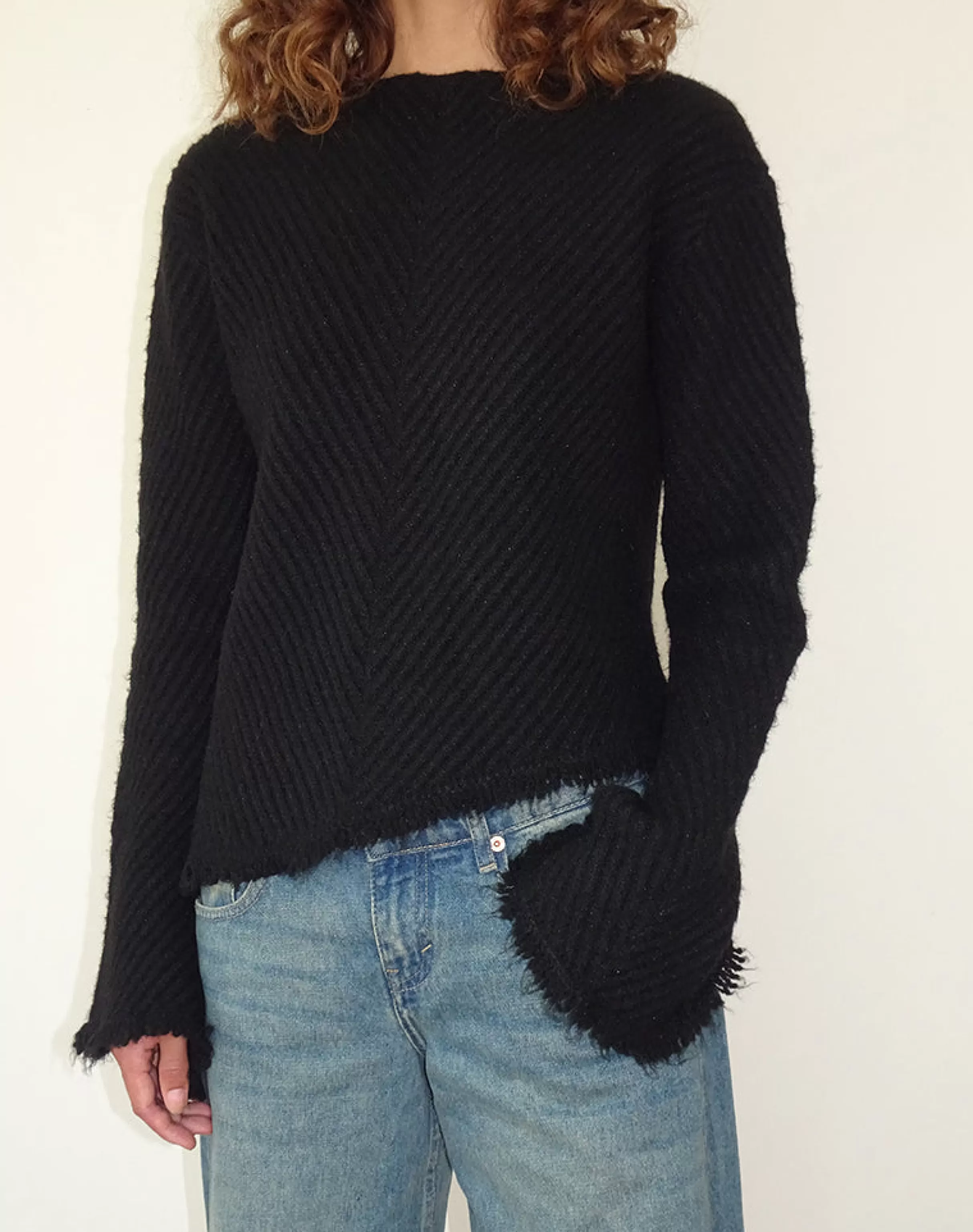 Discount Fergie Asymmetric Knit Jumper In SALE KNITWEAR | JUMPERS