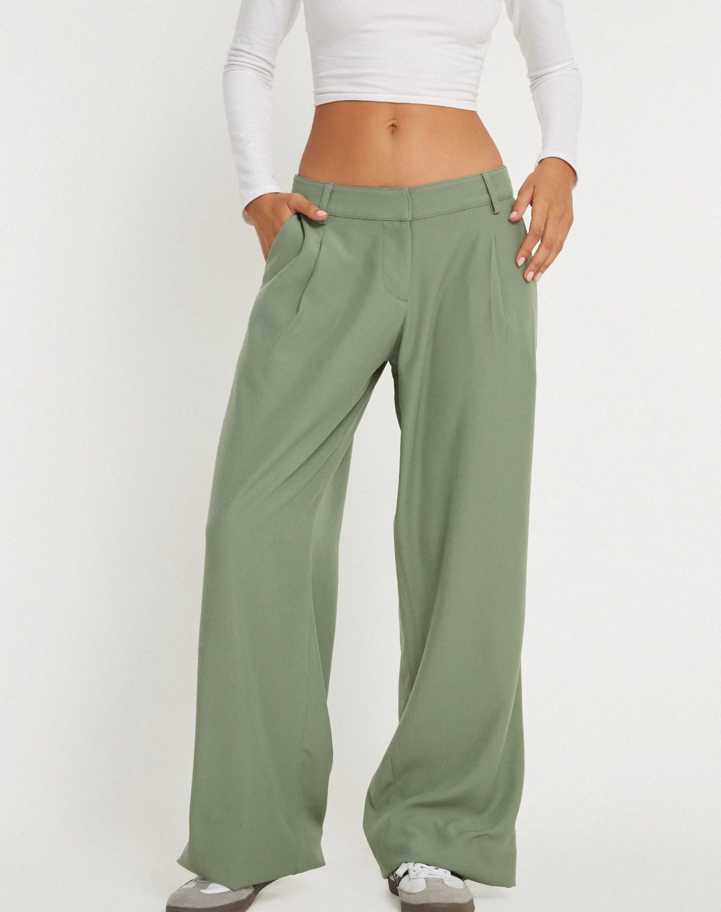 Cheap Hondra Wide Leg Trouser In SALE TROUSERS