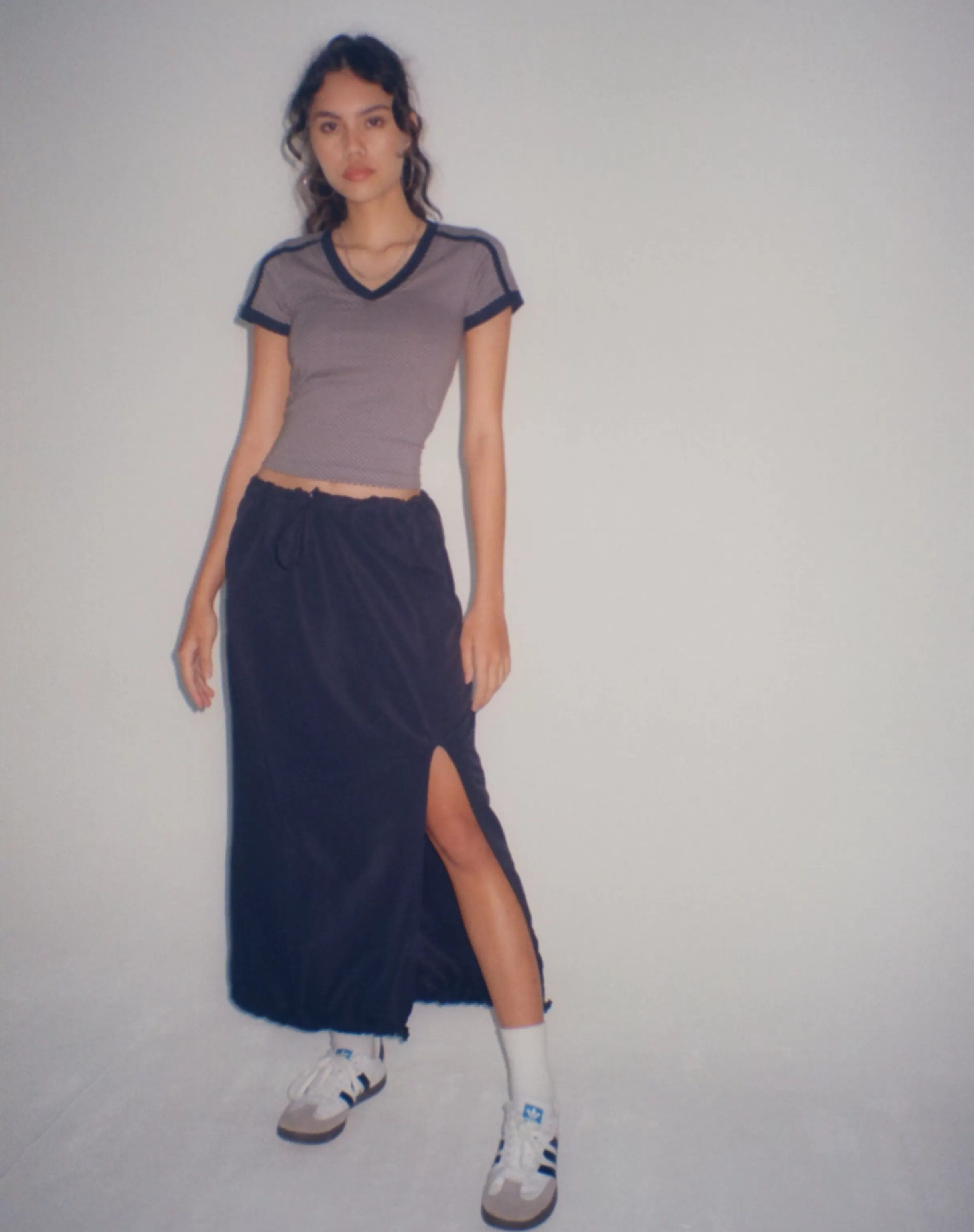 Best Kasao Midi Cargo Skirt In Navy SALE SKIRTS | MIDI SKIRTS