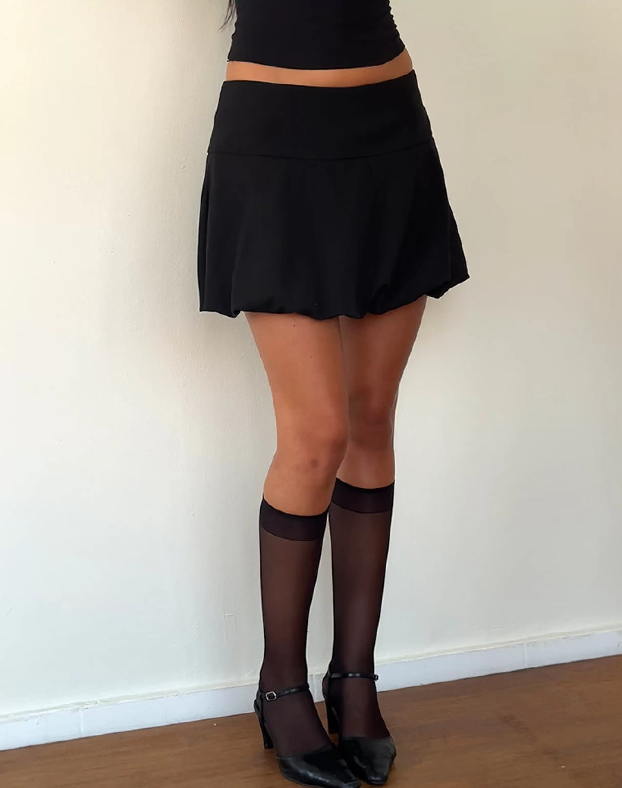 Best Sale Keshi Puff Ball Mini Skirt In Black MINI SKIRTS