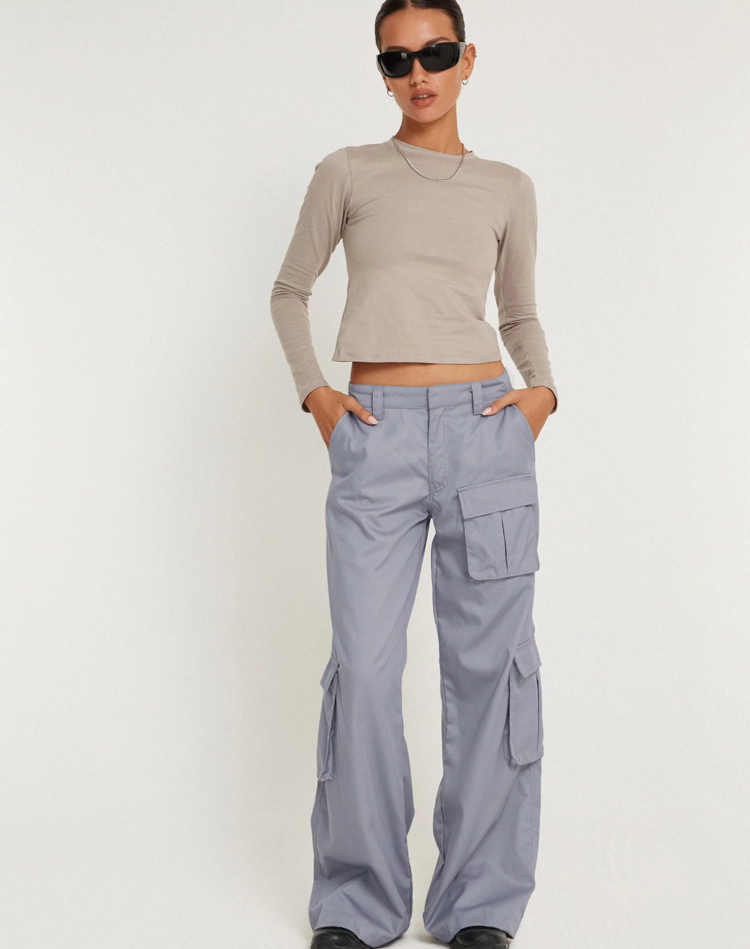 Sale Lovis Low Rise Cargo Trouser In SALE TROUSERS