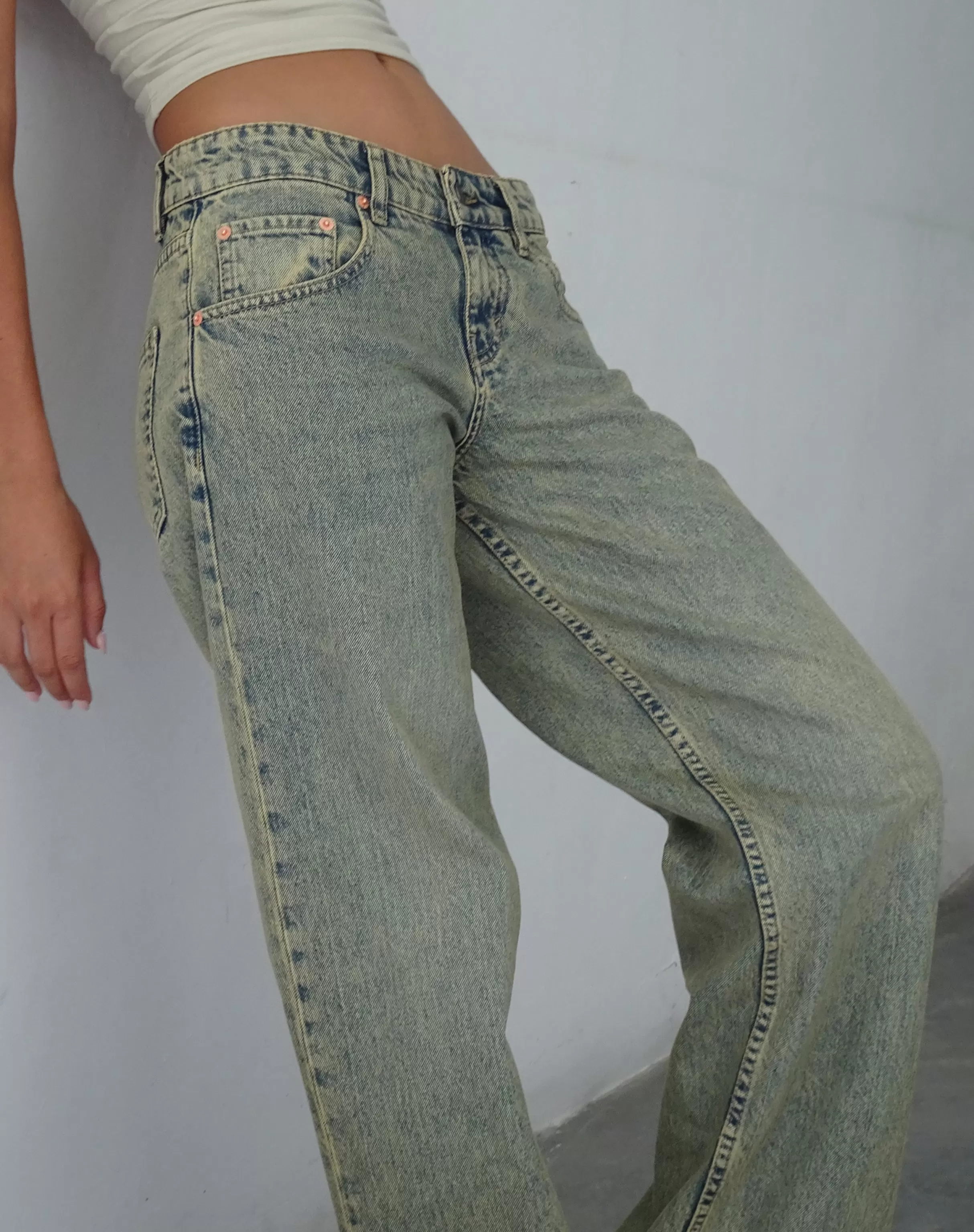 Cheap Low Rise Parallel Jeans In JEANS | STRAIGHT LEG JEANS