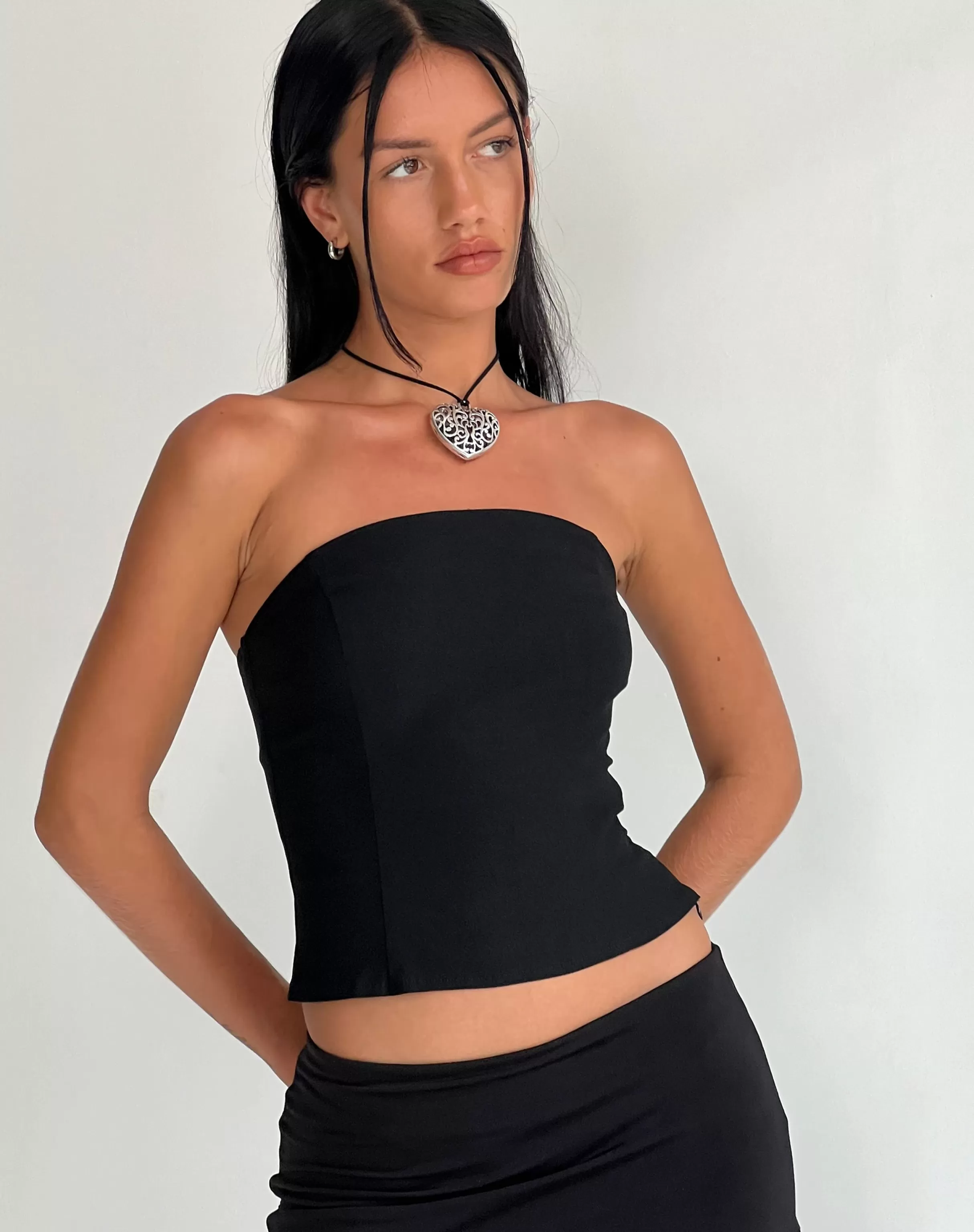 Discount Maribaya Longline Corset Top In TAILORING | CORSET TOPS