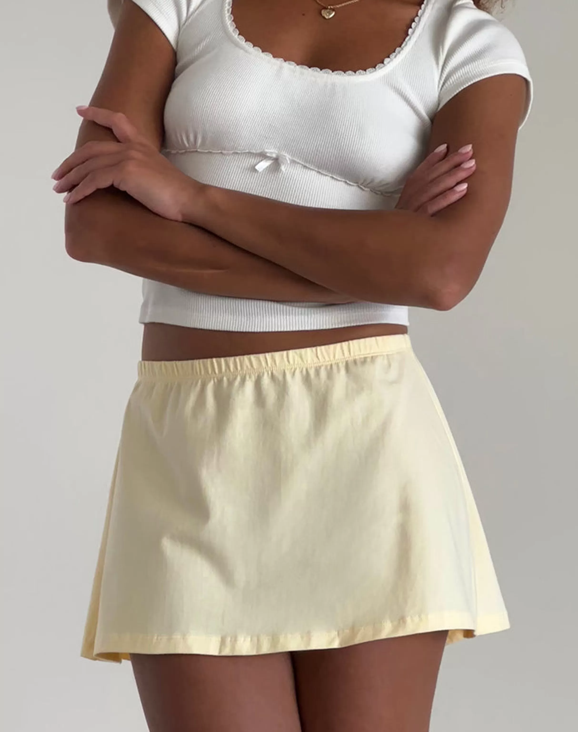 Best Nidya A-Line Mini Skirt In BASICS | A LINE SKIRTS