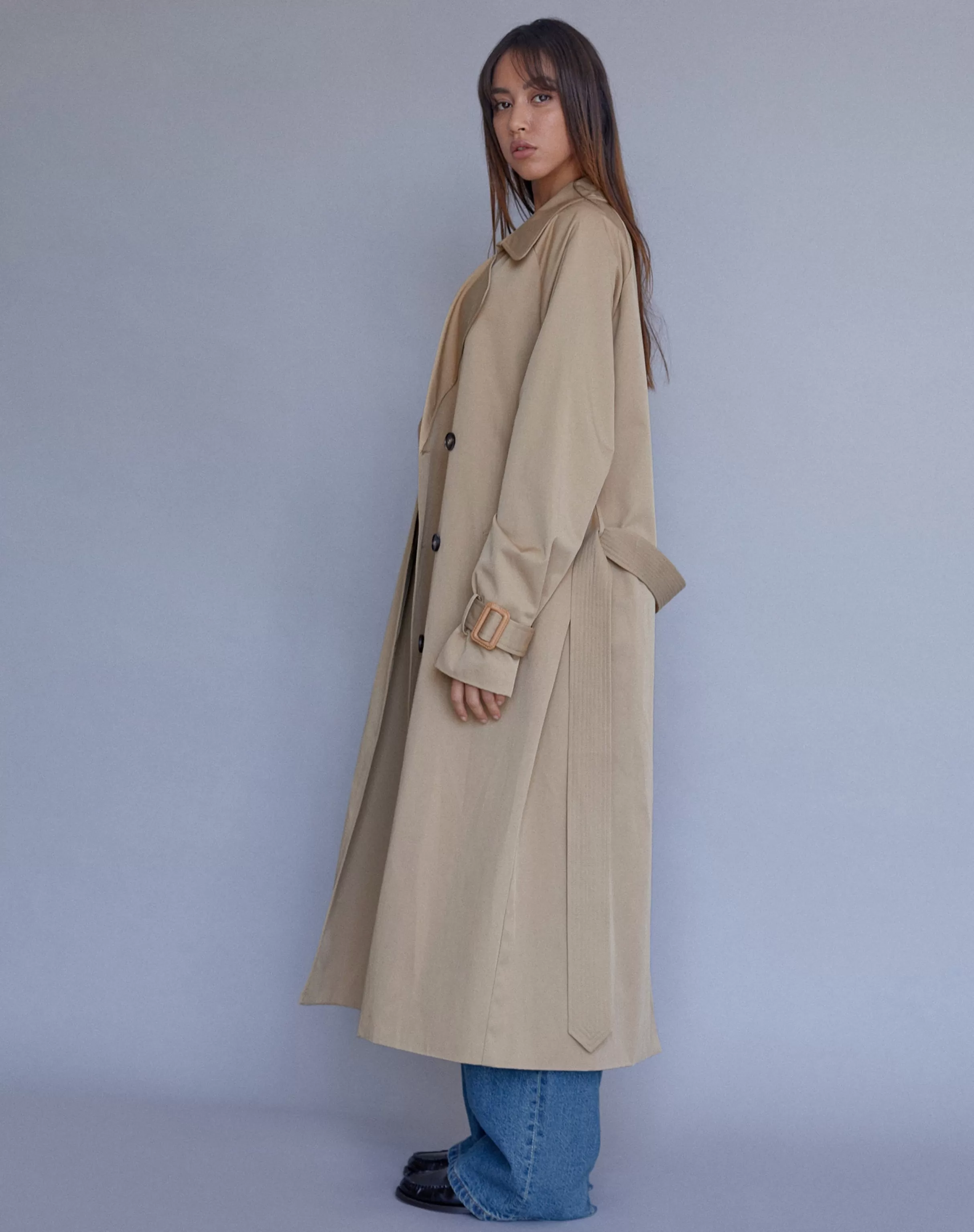 Best Orcati Double Breasted Trench Coat In SALE COATS & JACKETS | TRENCH COATS