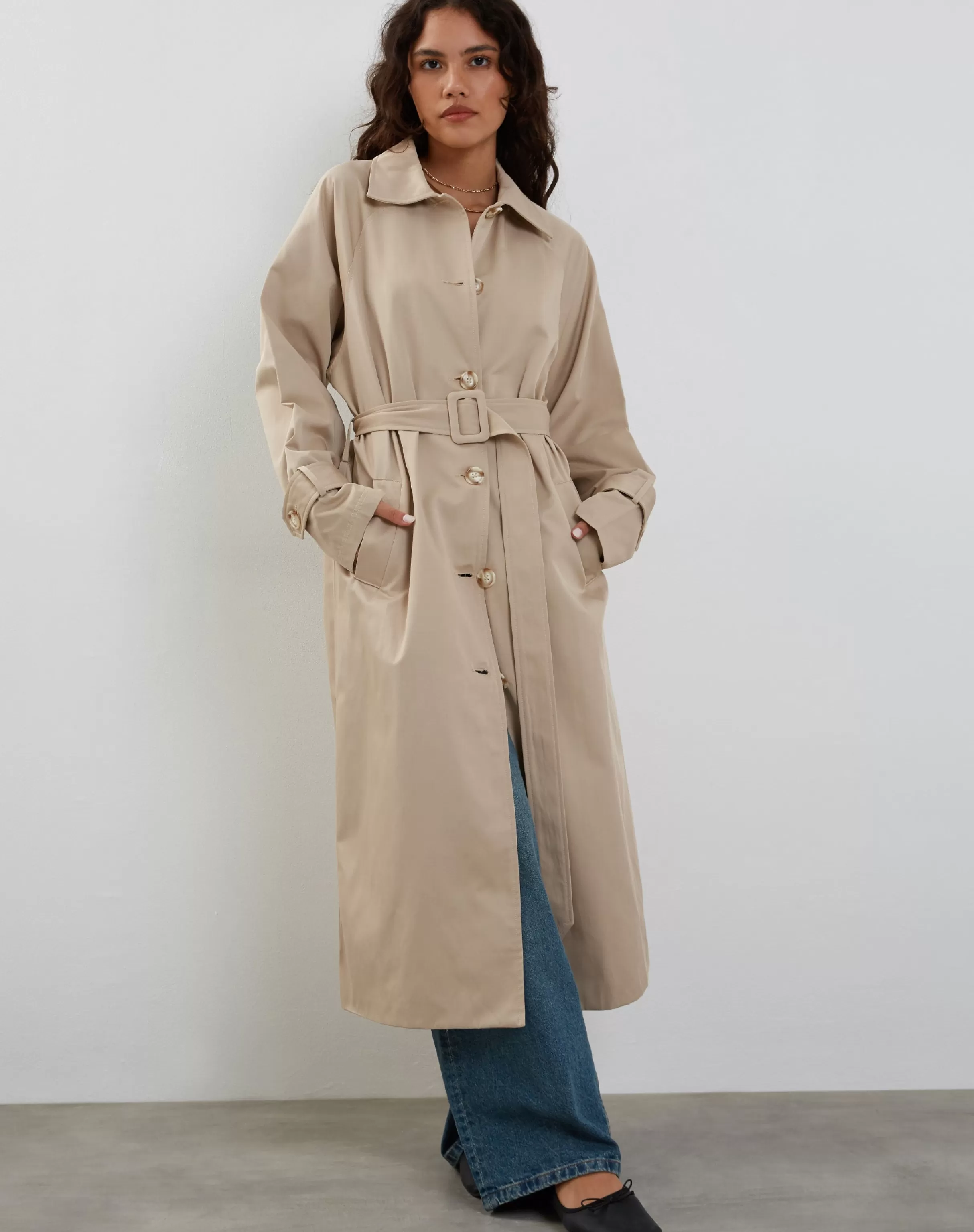 Outlet Panala Trench Coat In Sand TRENCH COATS | COATS