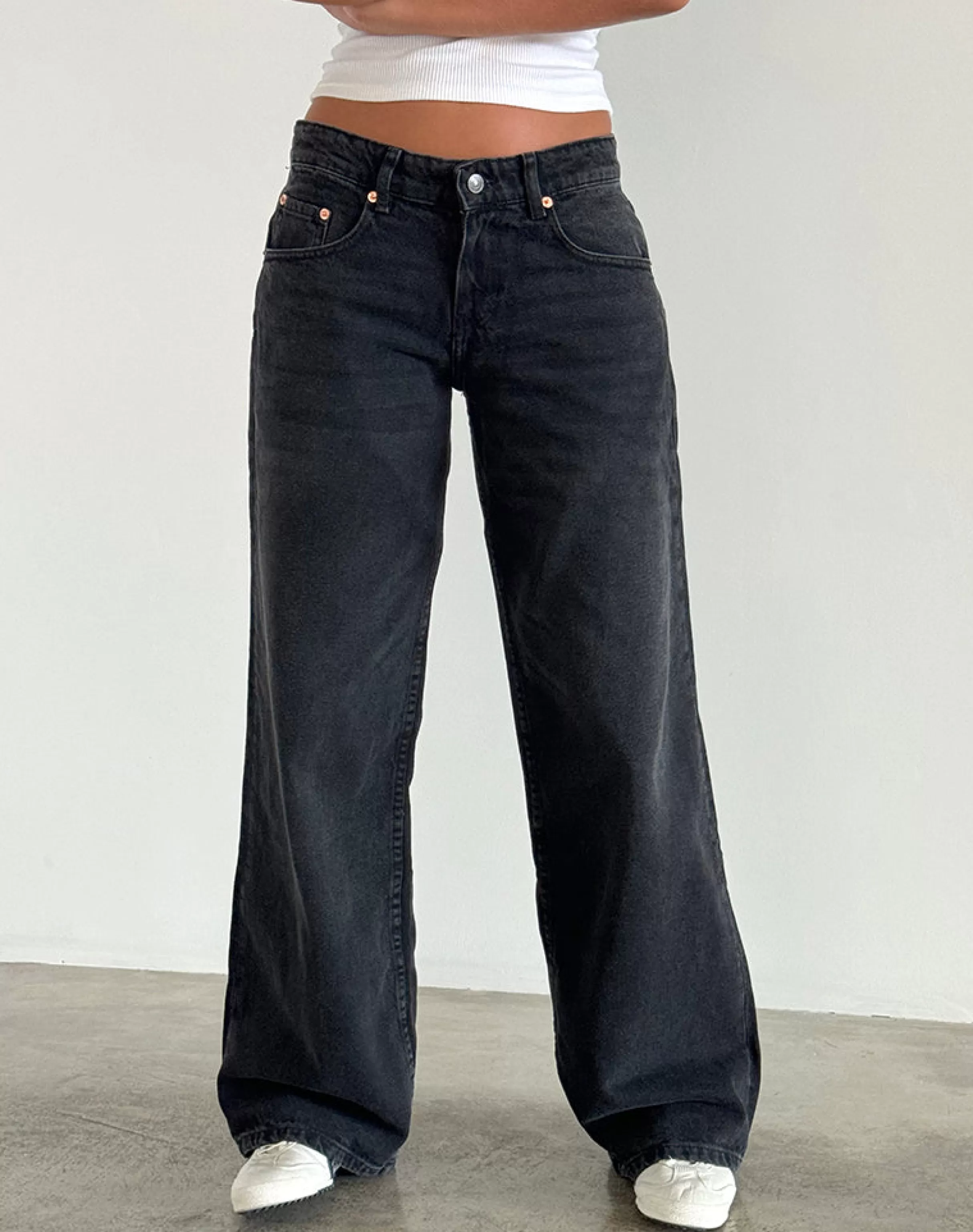 Hot Roomy Extra Wide Low Rise Jeans In JEANS | STRAIGHT LEG JEANS