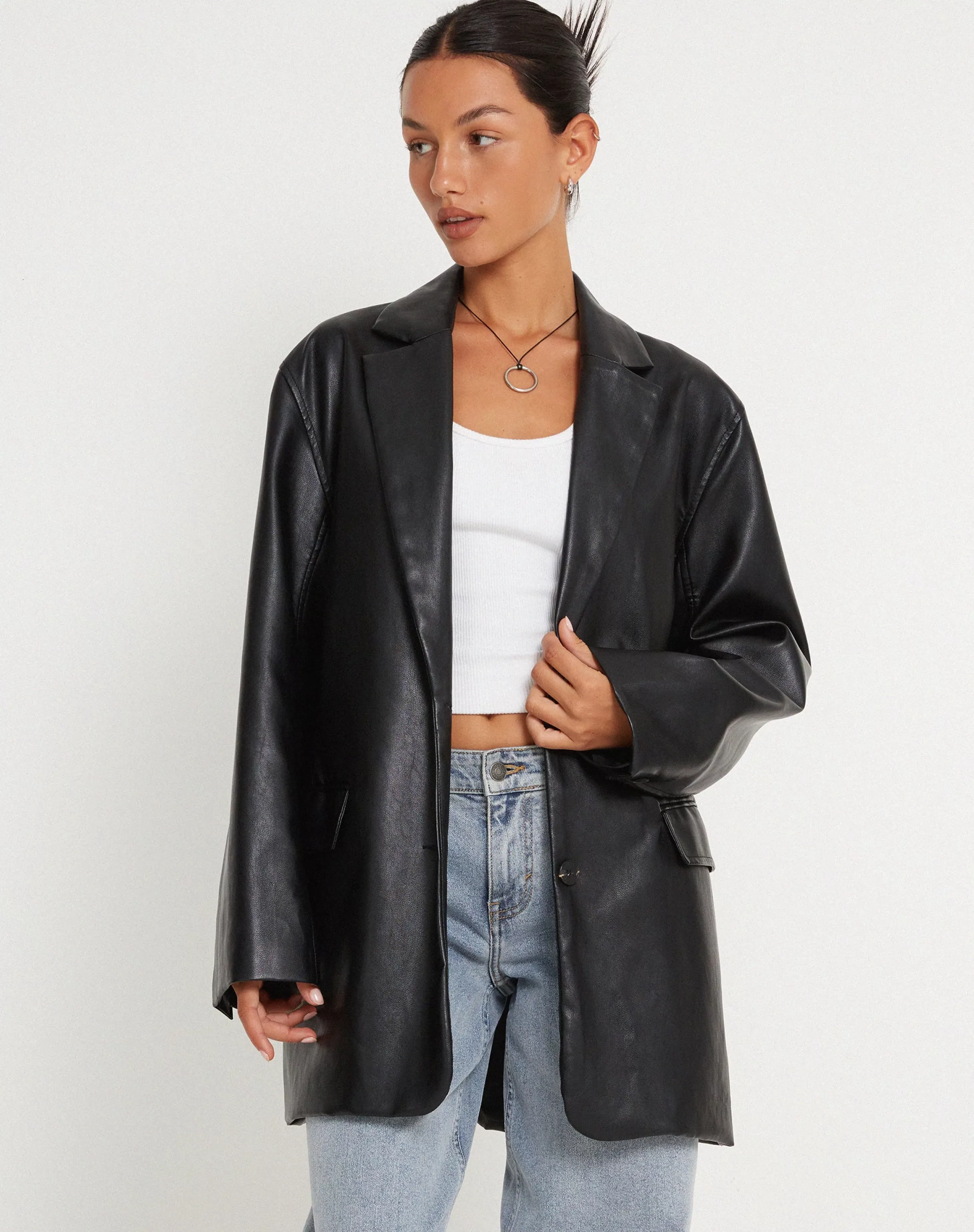 Clearance Saken Blazer In SALE COATS & JACKETS | PU JACKETS