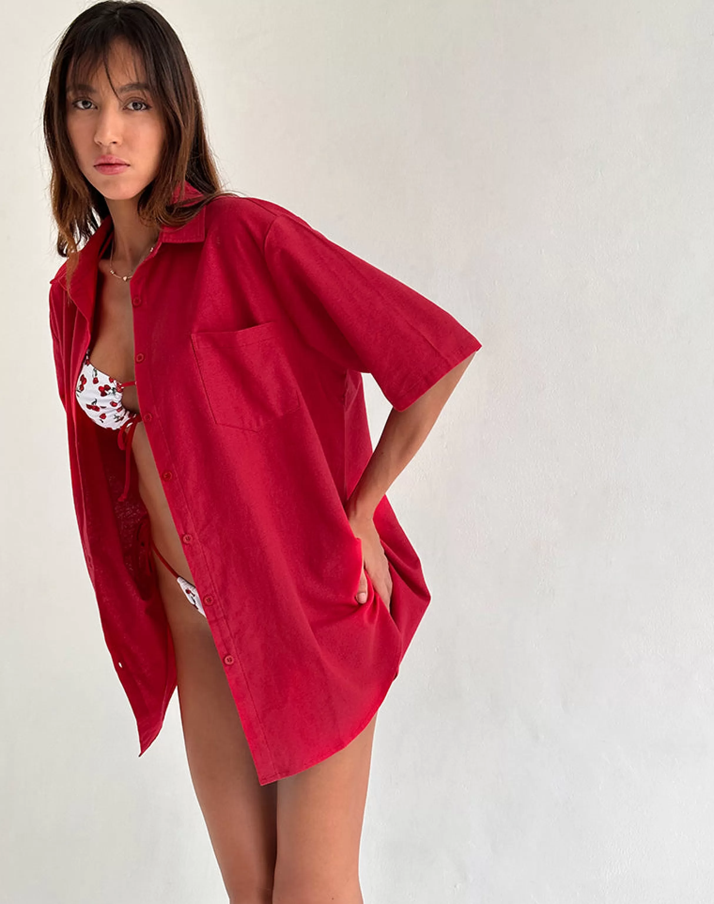 Best Sale Smith Oversized Shirt In SWIMWEAR | SHIRTS AND BLOUSES