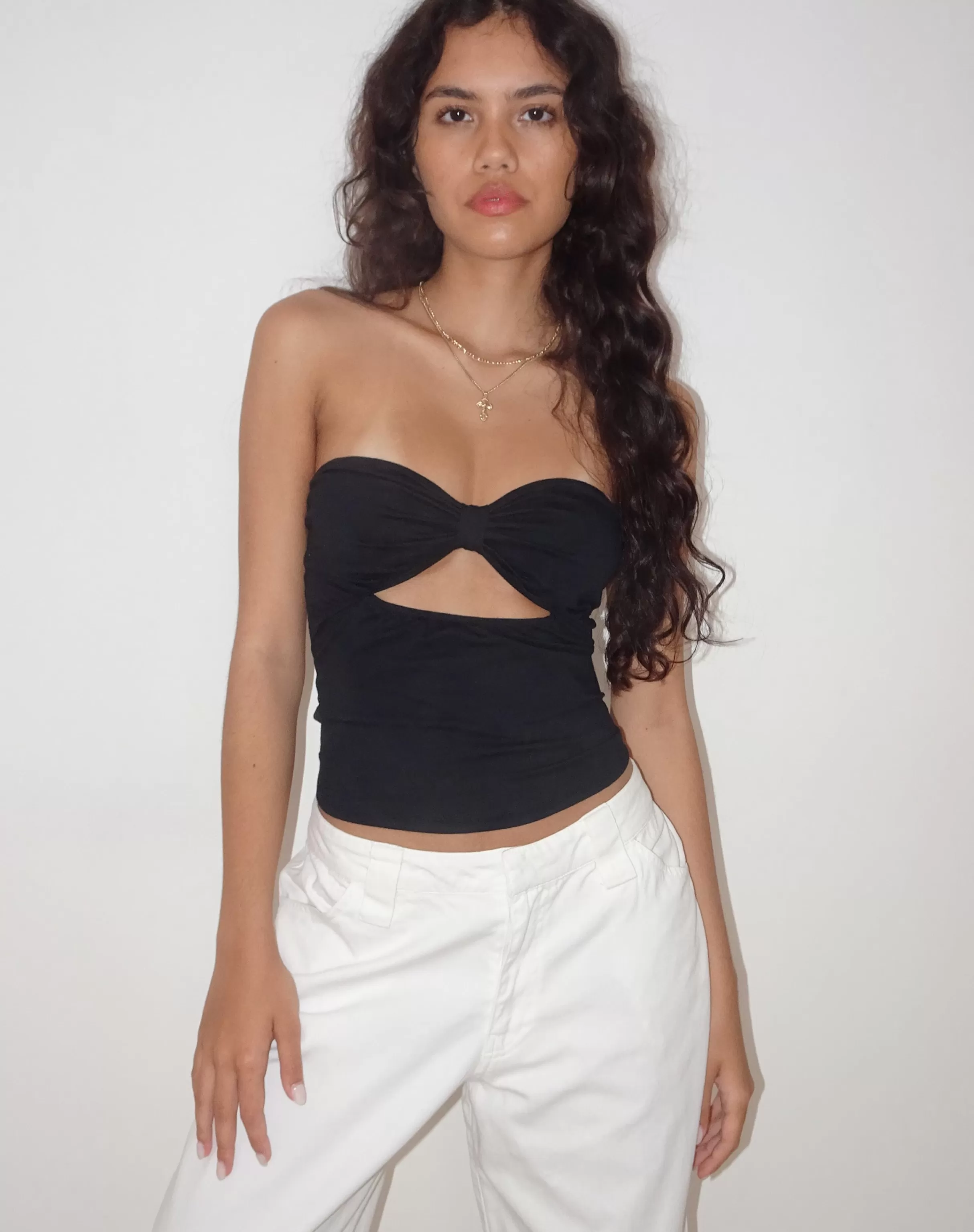 Best Tifose Bandeau-twist Front Top In CROP TOPS | BANDEAU TOPS