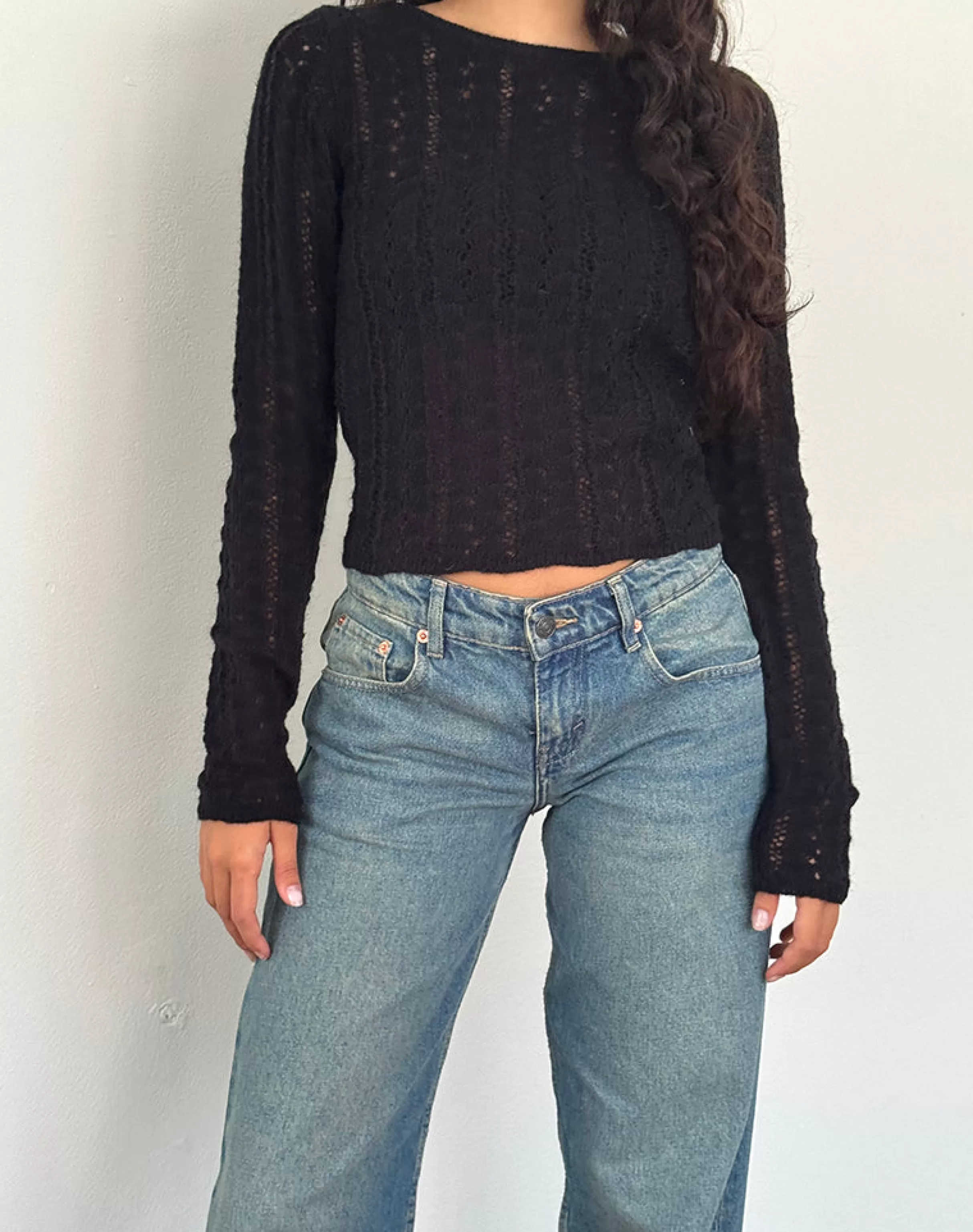 Discount Venia Knitted Long Sleeve Top In LONG SLEEVE TOPS