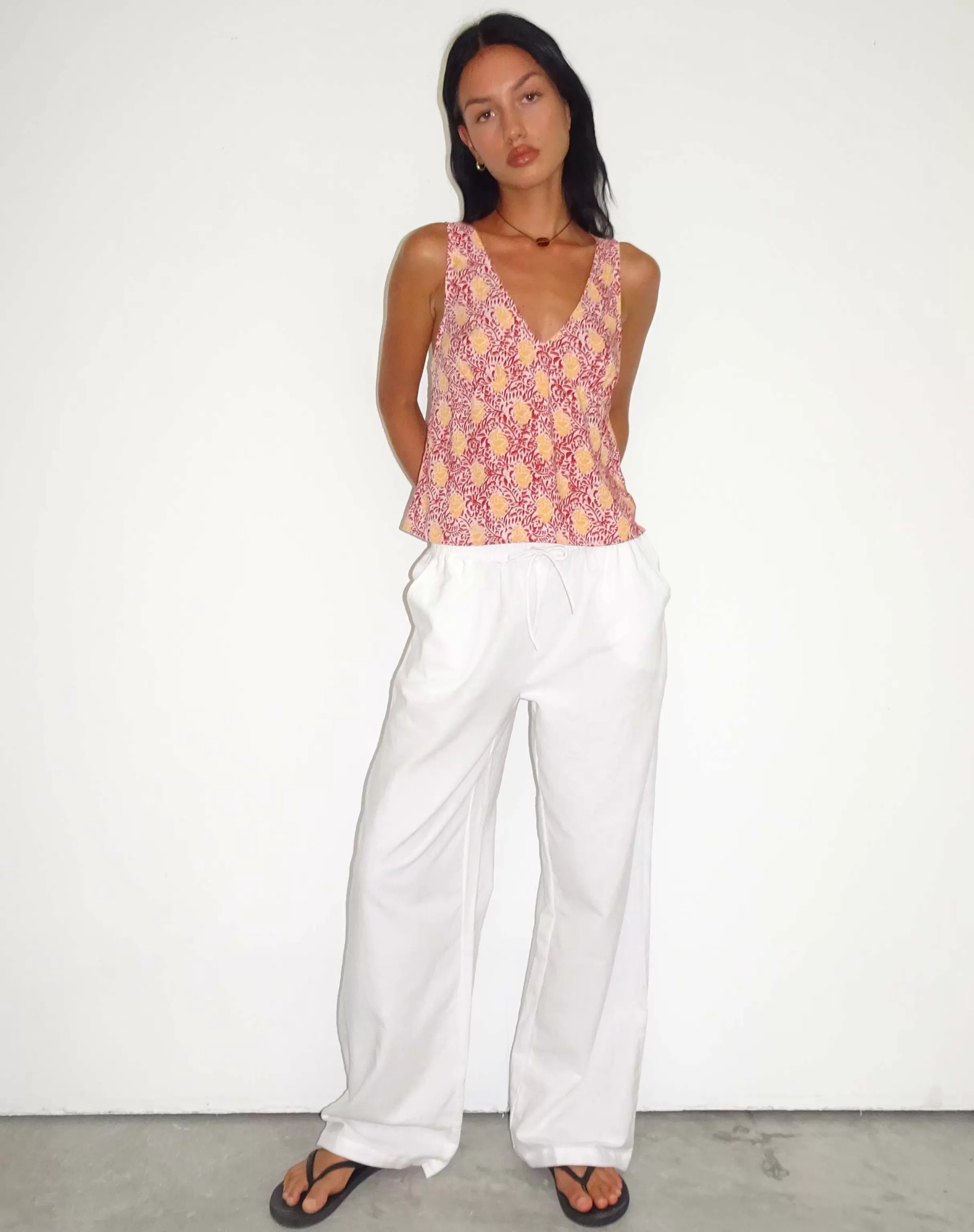 Flash Sale Wasic Linen Trouser In WIDE LEG TROUSERS | LOW RISE TROUSERS