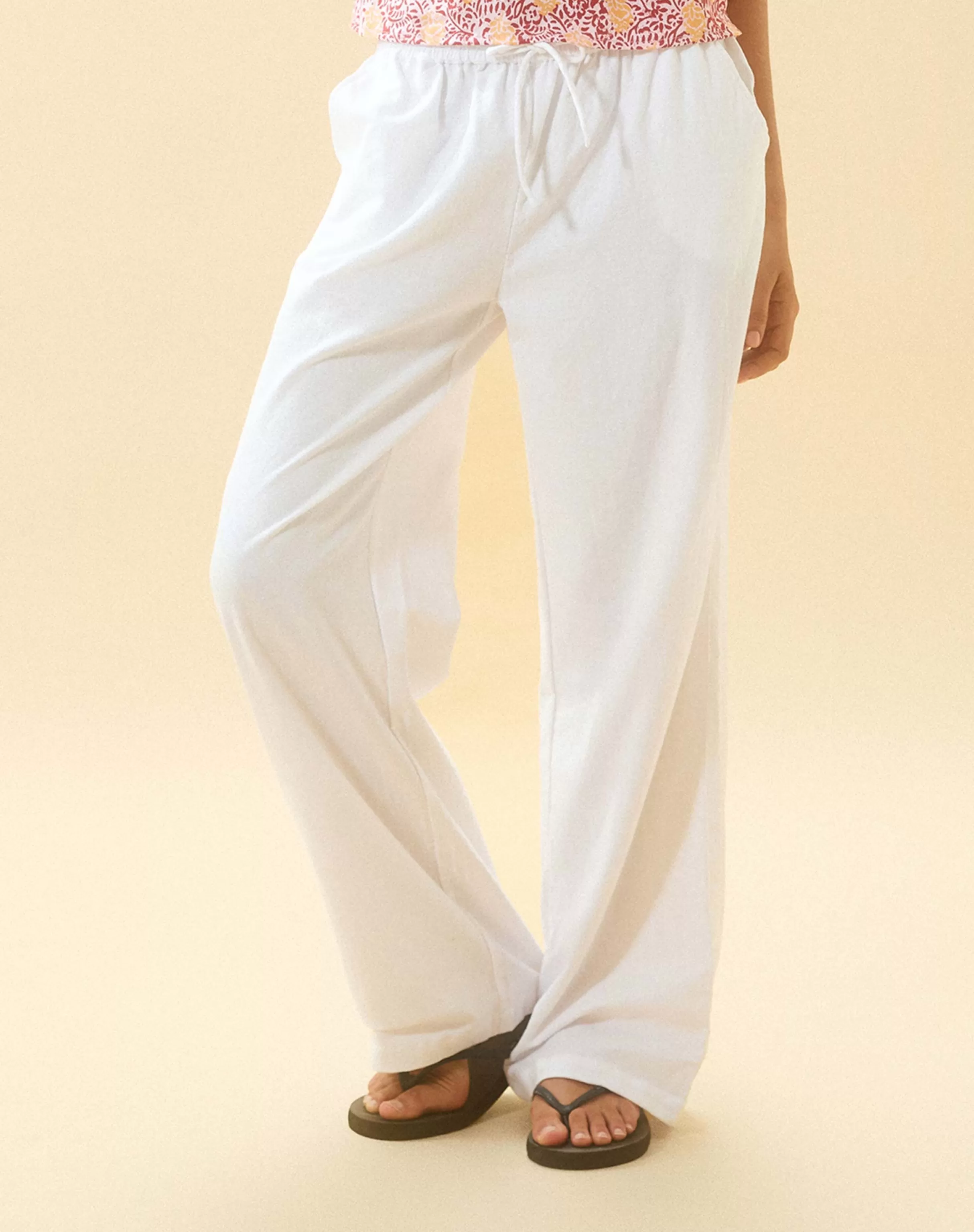 Flash Sale Wasic Linen Trouser In WIDE LEG TROUSERS | LOW RISE TROUSERS