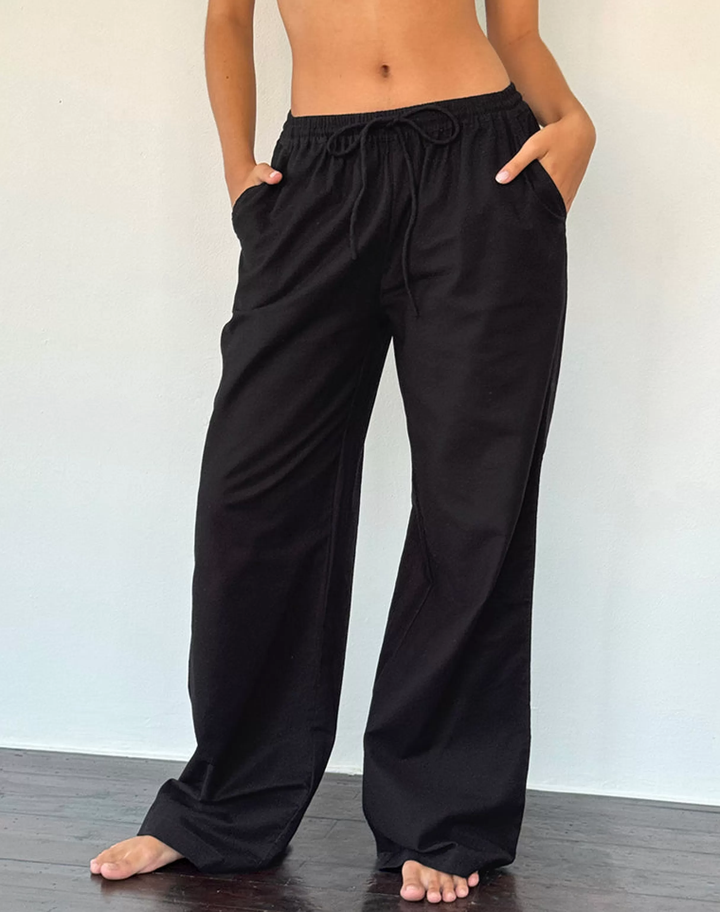 Best Wasic Wide Leg Linen Trouser In BASICS | SWIMWEAR