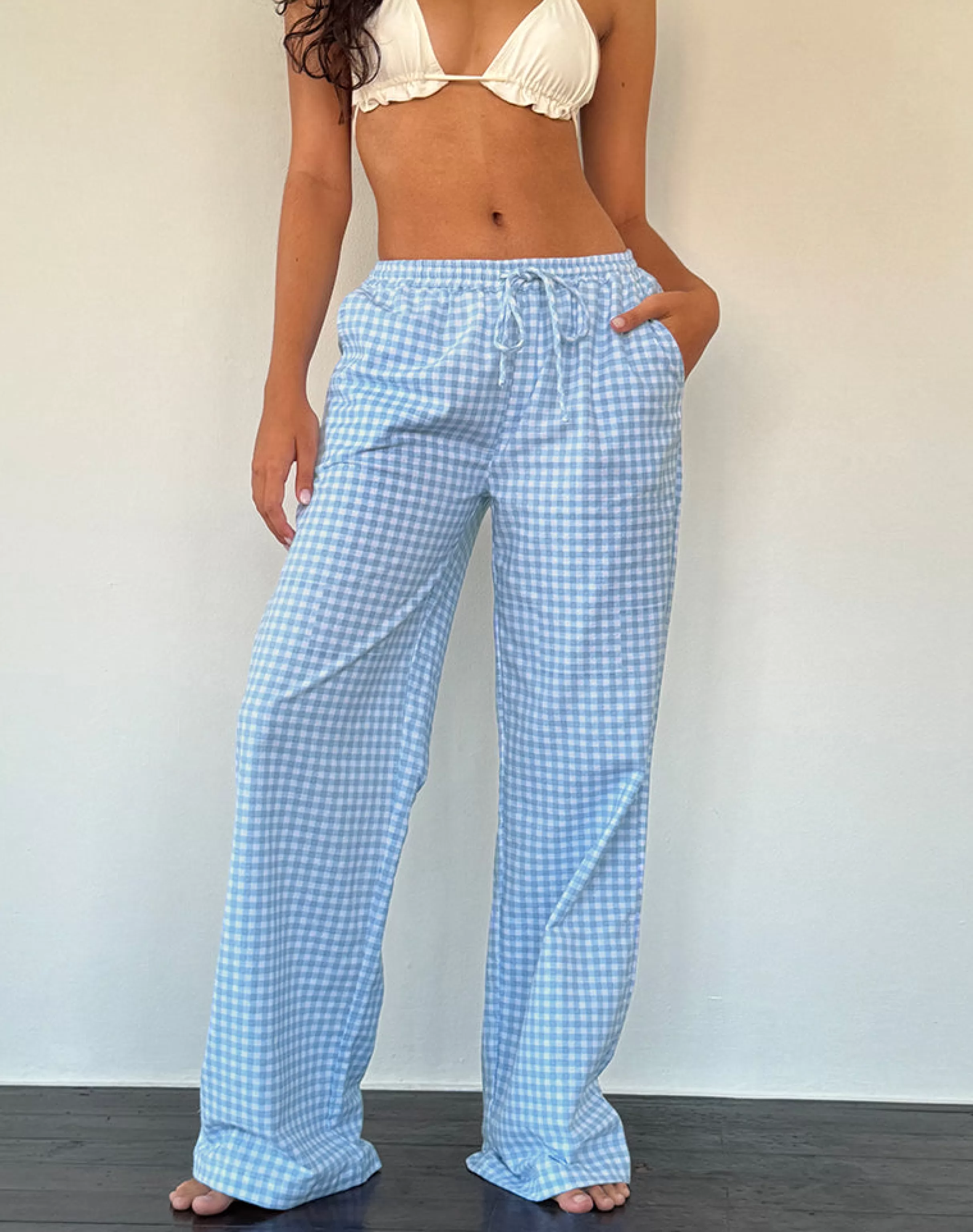 Best Sale Wasic Wide Leg Linen Trouser In SWIMWEAR | WIDE LEG TROUSERS