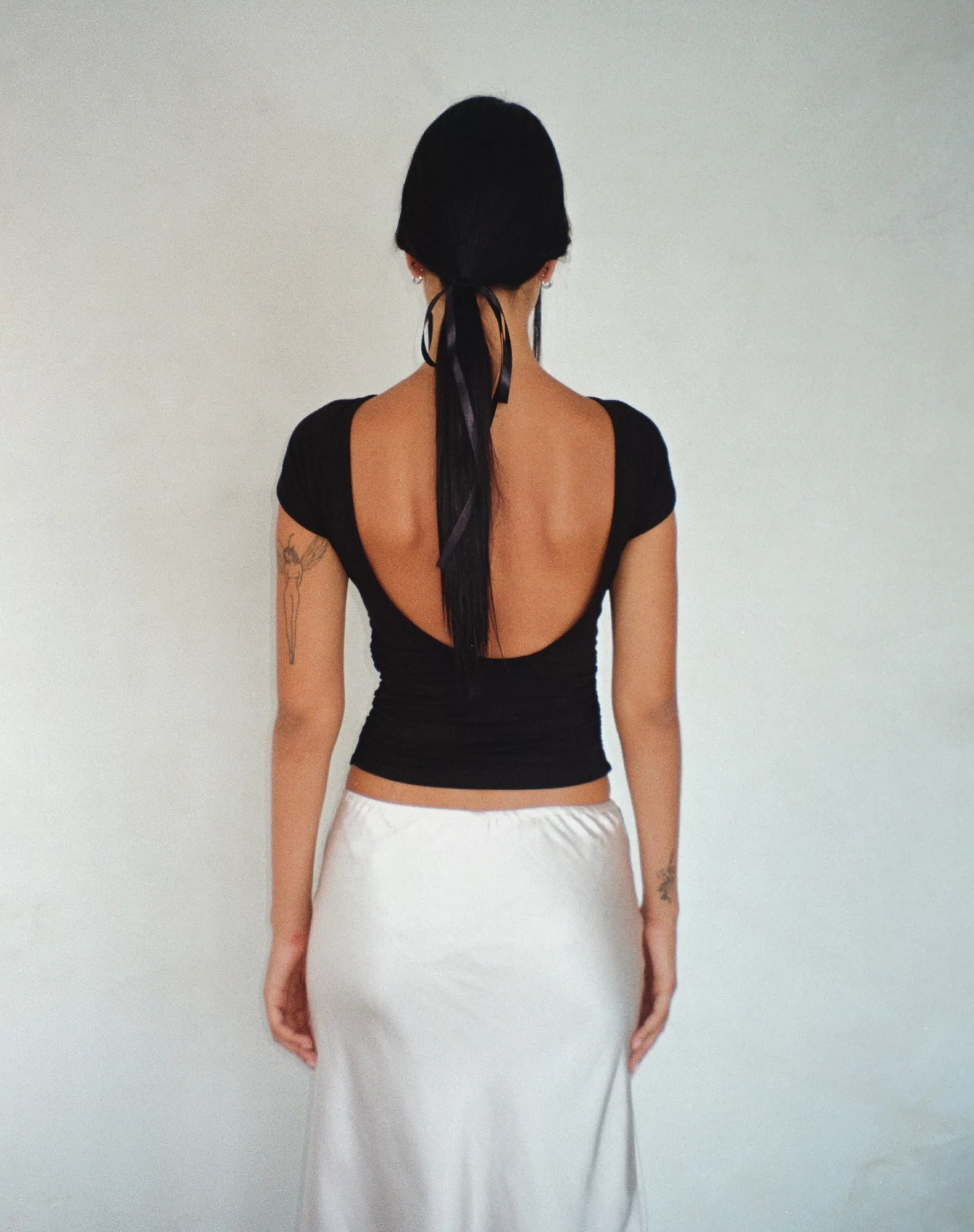 Best Sale Xareni Ruched Backless Top In TEES